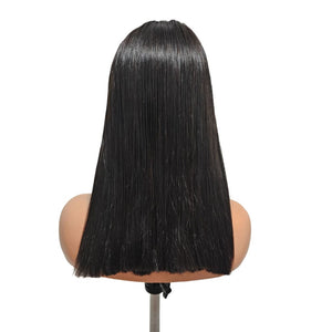 Brazilian Mid Part Bob Human Hair Lace Front Wig (14’’) - Medium - 56cm $250 Lace Front Wig QualityHairByLawlar (9776166175029)