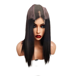 Brazilian Mid Part Bob Human Hair Lace Front Wig (14’’) - Medium - 56cm $250 Lace Front Wig QualityHairByLawlar (9776166175029)