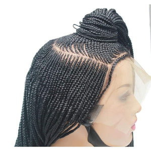 Cornrow Full Lace Updo Braided Wig - Small- 54cm $205 Ghana Weave QualityHairByLawlar (4429782057046)