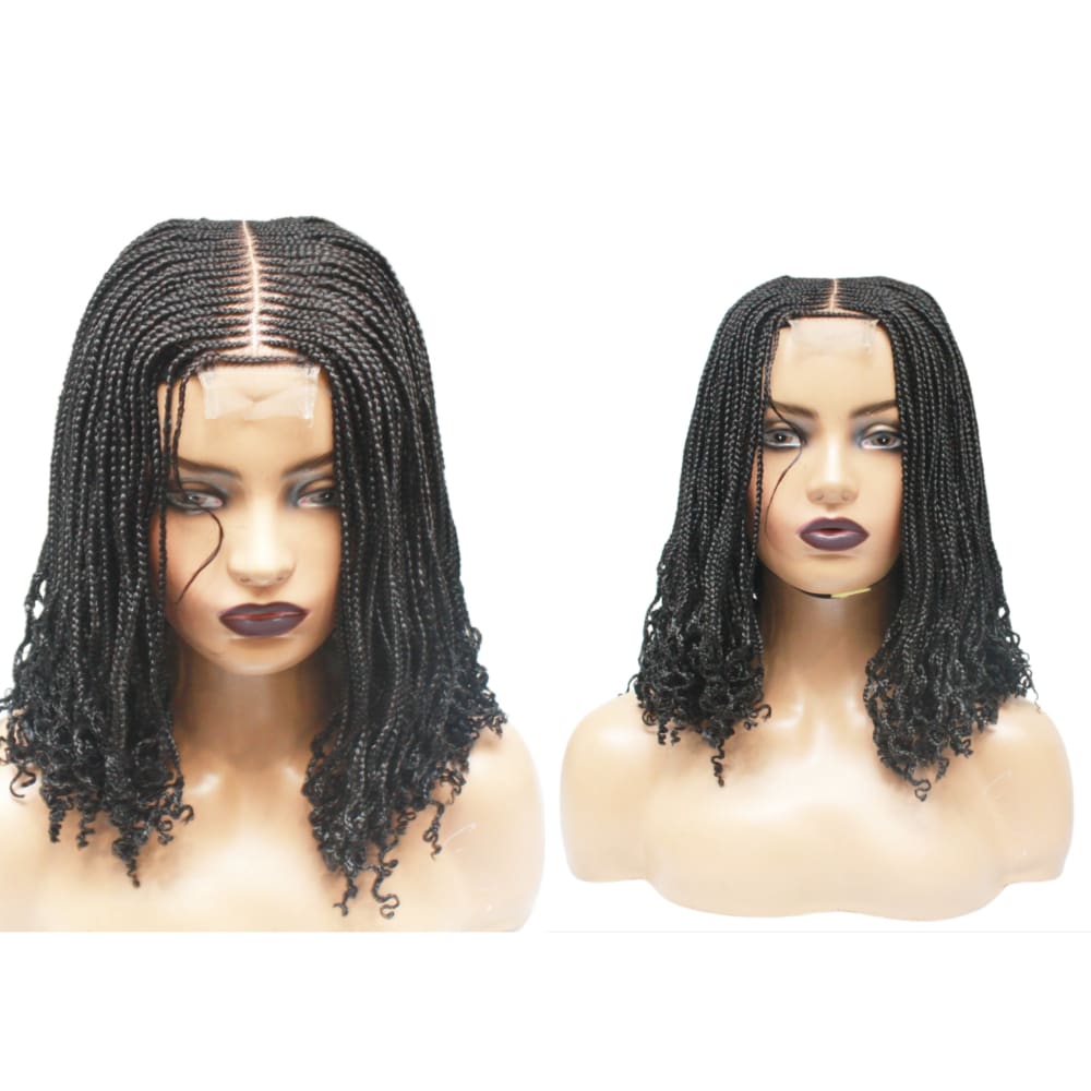 Kinky Twist Fully Hand Braided Lace Wig (4909828341846)