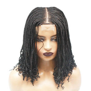 Kinky Twist Fully Hand Braided Lace Wig (4909828341846)