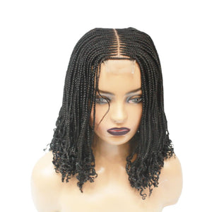 Kinky Twist Fully Hand Braided Lace Wig (4909828341846)