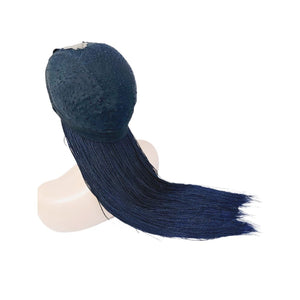 Micro Twist Fully Hand Braided Lace Closure Wig (Dark Blue) - Medium - 56cm $175 Micro Twists QualityHairByLawlar