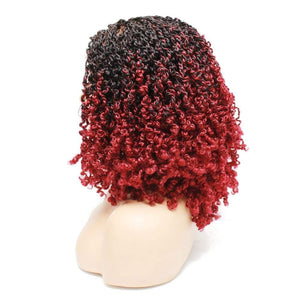 Passion Twist Ombre Two Tone Lace Closure Braided Wig- 1/35 - Medium - 56cm $190 Sprint Twists QualityHairByLawlar (4991165136982)