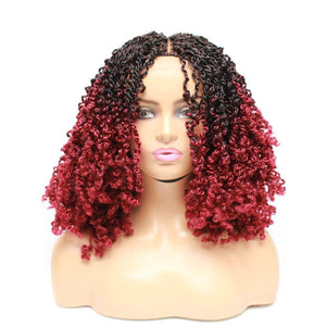 Passion Twist Ombre Two Tone Lace Closure Braided Wig- 1/35 - Medium - 56cm $190 Sprint Twists QualityHairByLawlar (4991165136982)