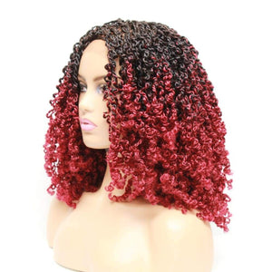 Passion Twist Ombre Two Tone Lace Closure Braided Wig- 1/35 - Medium - 56cm $190 Sprint Twists QualityHairByLawlar (4991165136982)