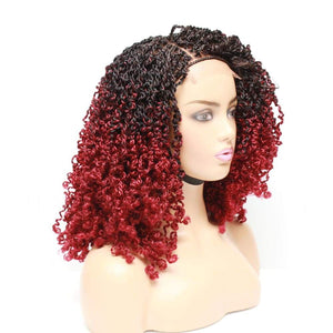 Passion Twist Ombre Two Tone Lace Closure Braided Wig- 1/35 - Medium - 56cm $190 Sprint Twists QualityHairByLawlar (4991165136982)