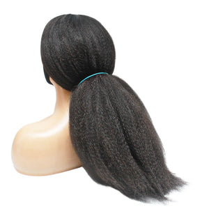 Raw Hair- Vietnamese Super Double Drawn Yaki Straight Human Hair Lace Front Wig (8431730502)